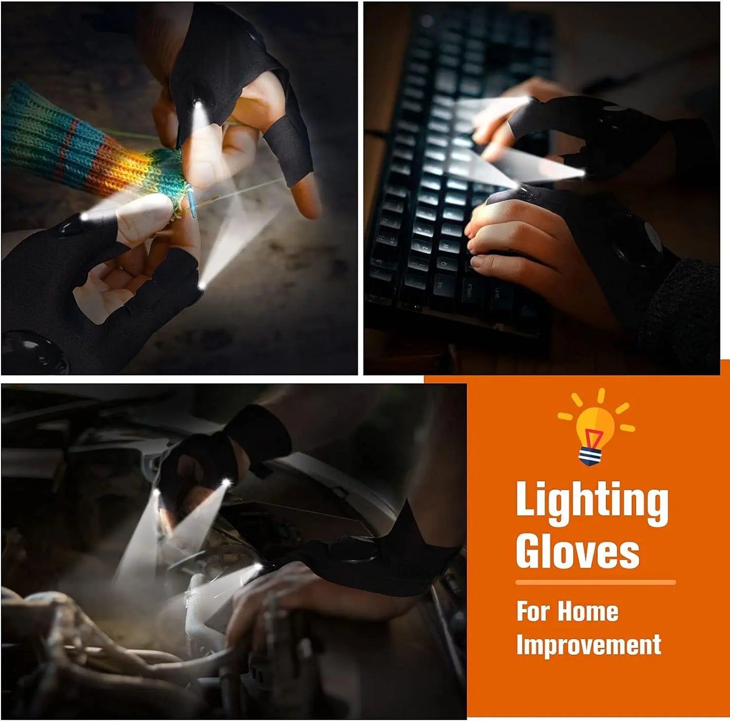 LED Half Finger Gloves™